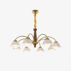 Vakkerlight Swedish Modern Brass Chandelier Chandeliers