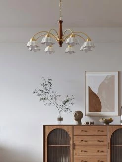Vakkerlight Swedish Modern Brass Chandelier Chandeliers