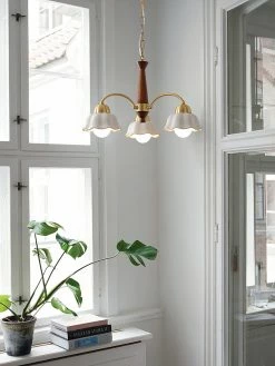 Vakkerlight Swedish Modern Brass Chandelier Chandeliers