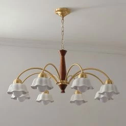 Vakkerlight Swedish Modern Brass Chandelier Chandeliers