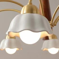 Vakkerlight Swedish Modern Brass Chandelier Chandeliers