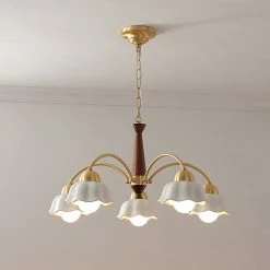 Vakkerlight Swedish Modern Brass Chandelier Chandeliers