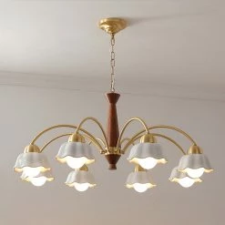 Vakkerlight Swedish Modern Brass Chandelier Chandeliers
