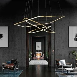 Vakkerlight Chandeliers Gold Vesanto Chandelier