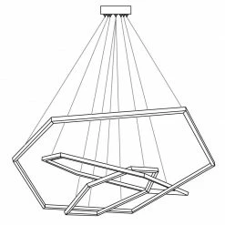 Vakkerlight Silver Vesanto Chandelier