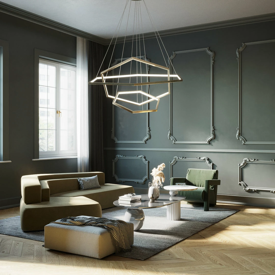 New ๐ Vakkerlight Chandeliers Gold Vesanto Chandelier โจ 10 Vakkerlight Chandeliers Gold Vesanto Chandelier