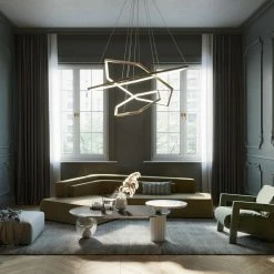 New ๐ Vakkerlight Chandeliers Gold Vesanto Chandelier โจ 43 Vakkerlight Chandeliers Gold Vesanto Chandelier