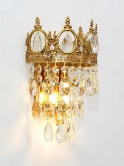 Vakkerlight Vintage Crystal Wall Lamp Wall Sconces