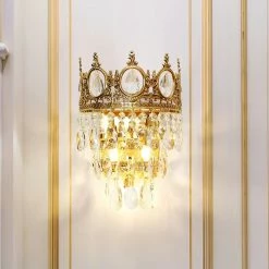 Vakkerlight Vintage Crystal Wall Lamp Wall Sconces