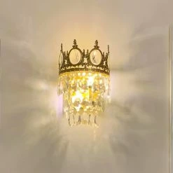 Vakkerlight Vintage Crystal Wall Lamp Wall Sconces