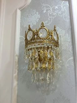 Vakkerlight Vintage Crystal Wall Lamp Wall Sconces