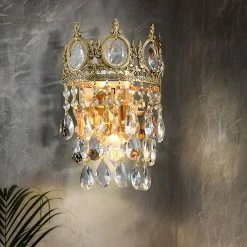 Vakkerlight Vintage Crystal Wall Lamp Wall Sconces