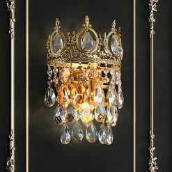 Vakkerlight Vintage Crystal Wall Lamp Wall Sconces