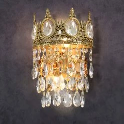 Vakkerlight Vintage Crystal Wall Lamp Wall Sconces