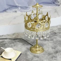 Vakkerlight Vintage Crystal Table Light Table Lamps