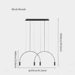 Budget ๐ Vakkerlight Chandeliers Arcs Pendant Light ๐ฏ 45 Vakkerlight Chandeliers Arcs Pendant Light