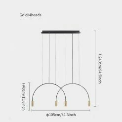 Budget ๐ Vakkerlight Chandeliers Arcs Pendant Light ๐ฏ 46 Vakkerlight Chandeliers Arcs Pendant Light