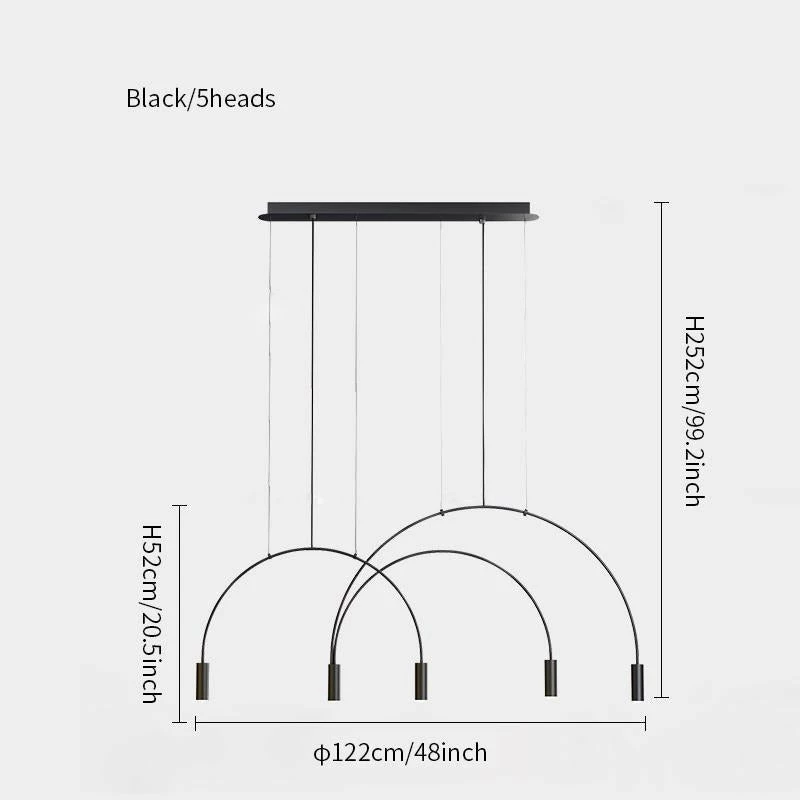 Budget ๐ Vakkerlight Chandeliers Arcs Pendant Light ๐ฏ 16 Vakkerlight Chandeliers Arcs Pendant Light