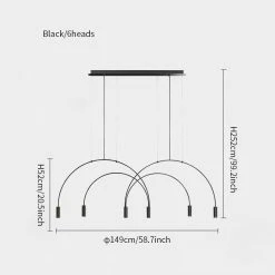 Budget ๐ Vakkerlight Chandeliers Arcs Pendant Light ๐ฏ 49 Vakkerlight Chandeliers Arcs Pendant Light