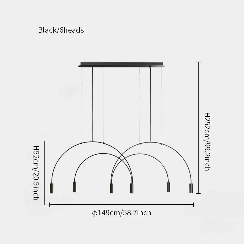 Budget ๐ Vakkerlight Chandeliers Arcs Pendant Light ๐ฏ 18 Vakkerlight Chandeliers Arcs Pendant Light