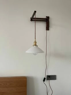 Vakkerlight Wall Sconces Walnut Telescopic Wall Lamp
