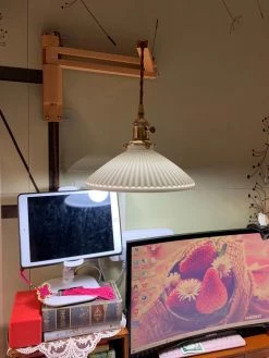 Vakkerlight Wall Sconces Walnut Telescopic Wall Lamp