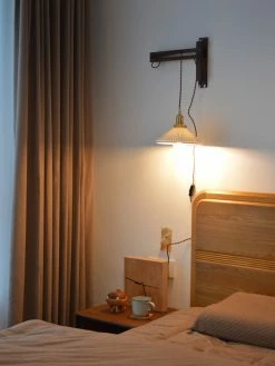 Vakkerlight Wall Sconces Walnut Telescopic Wall Lamp