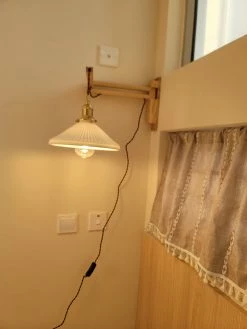 Vakkerlight Wall Sconces Walnut Telescopic Wall Lamp