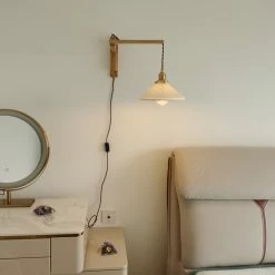 Vakkerlight Wall Sconces Walnut Telescopic Wall Lamp