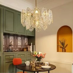 Promo โญ Vakkerlight Wave Glass Chandelier ๐ 49 Vakkerlight Wave Glass Chandelier