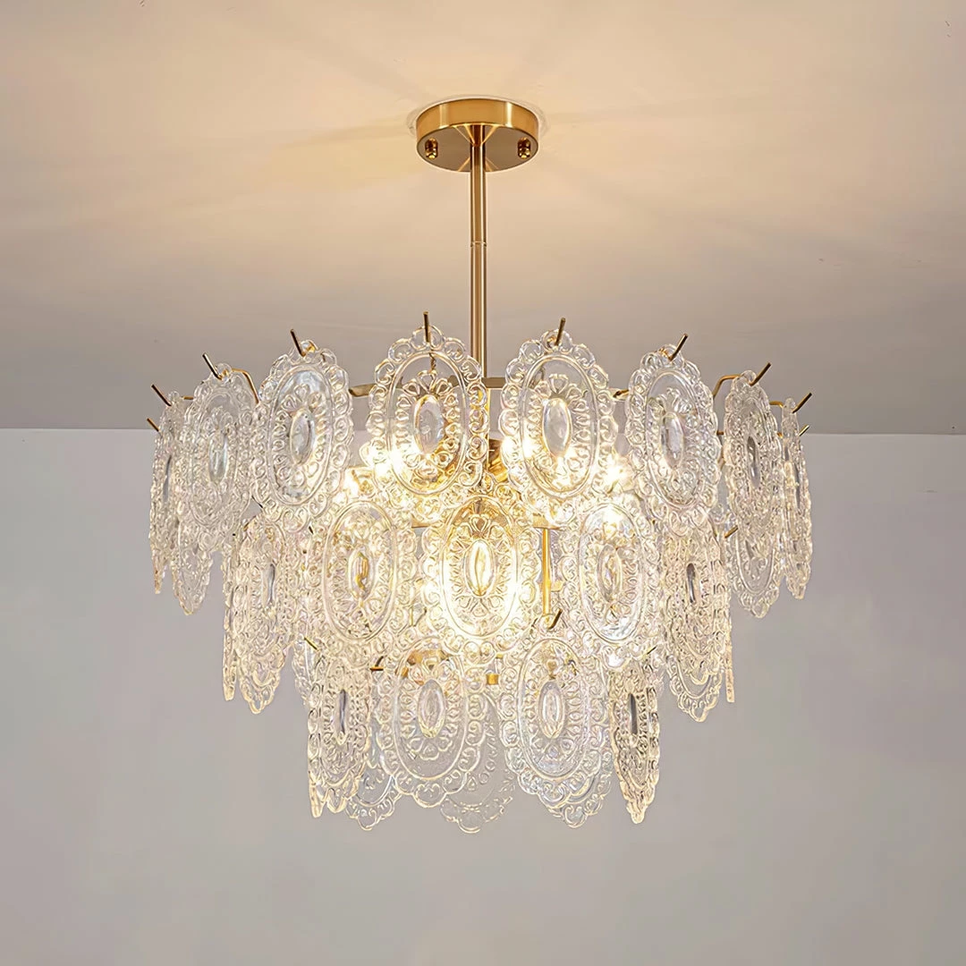 Promo โญ Vakkerlight Wave Glass Chandelier ๐ 6 Vakkerlight Wave Glass Chandelier