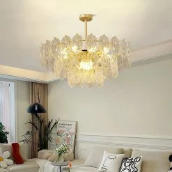 Promo โญ Vakkerlight Wave Glass Chandelier ๐ 54 Vakkerlight Wave Glass Chandelier