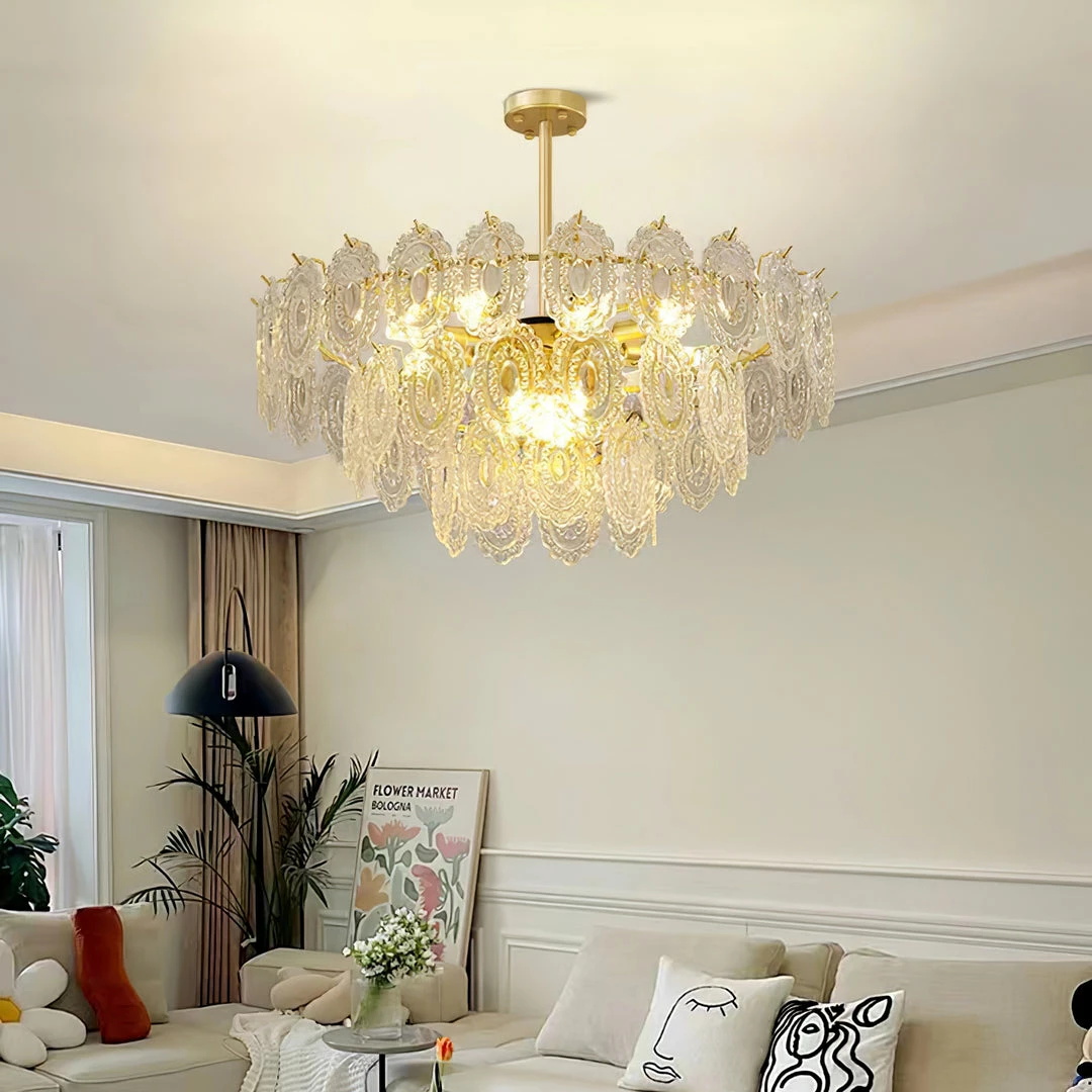 Promo โญ Vakkerlight Wave Glass Chandelier ๐ 22 Vakkerlight Wave Glass Chandelier