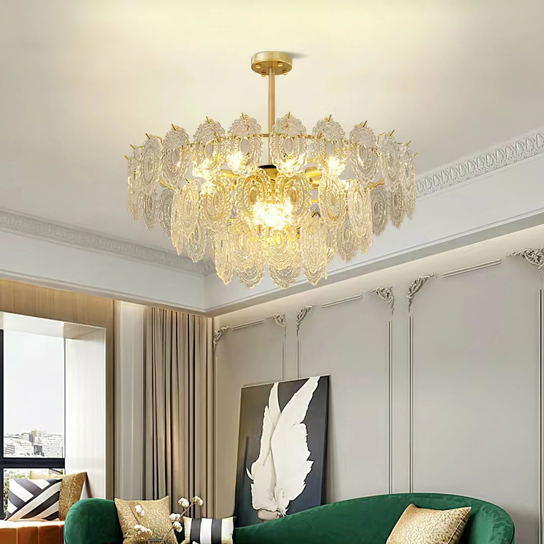 Promo โญ Vakkerlight Wave Glass Chandelier ๐ 23 Vakkerlight Wave Glass Chandelier