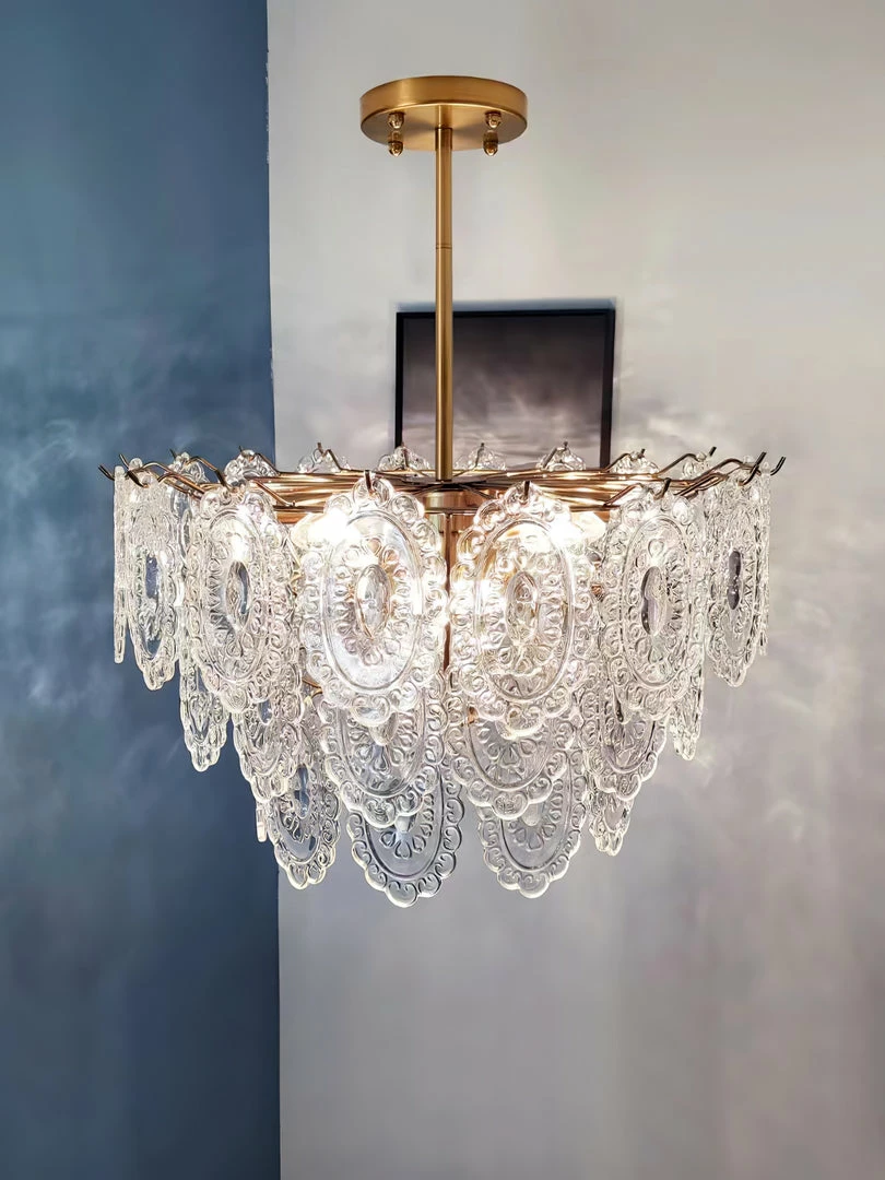 Promo โญ Vakkerlight Wave Glass Chandelier ๐ 7 Vakkerlight Wave Glass Chandelier