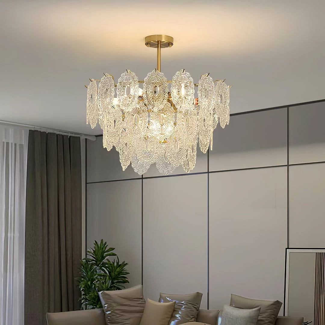 Promo โญ Vakkerlight Wave Glass Chandelier ๐ 27 Vakkerlight Wave Glass Chandelier