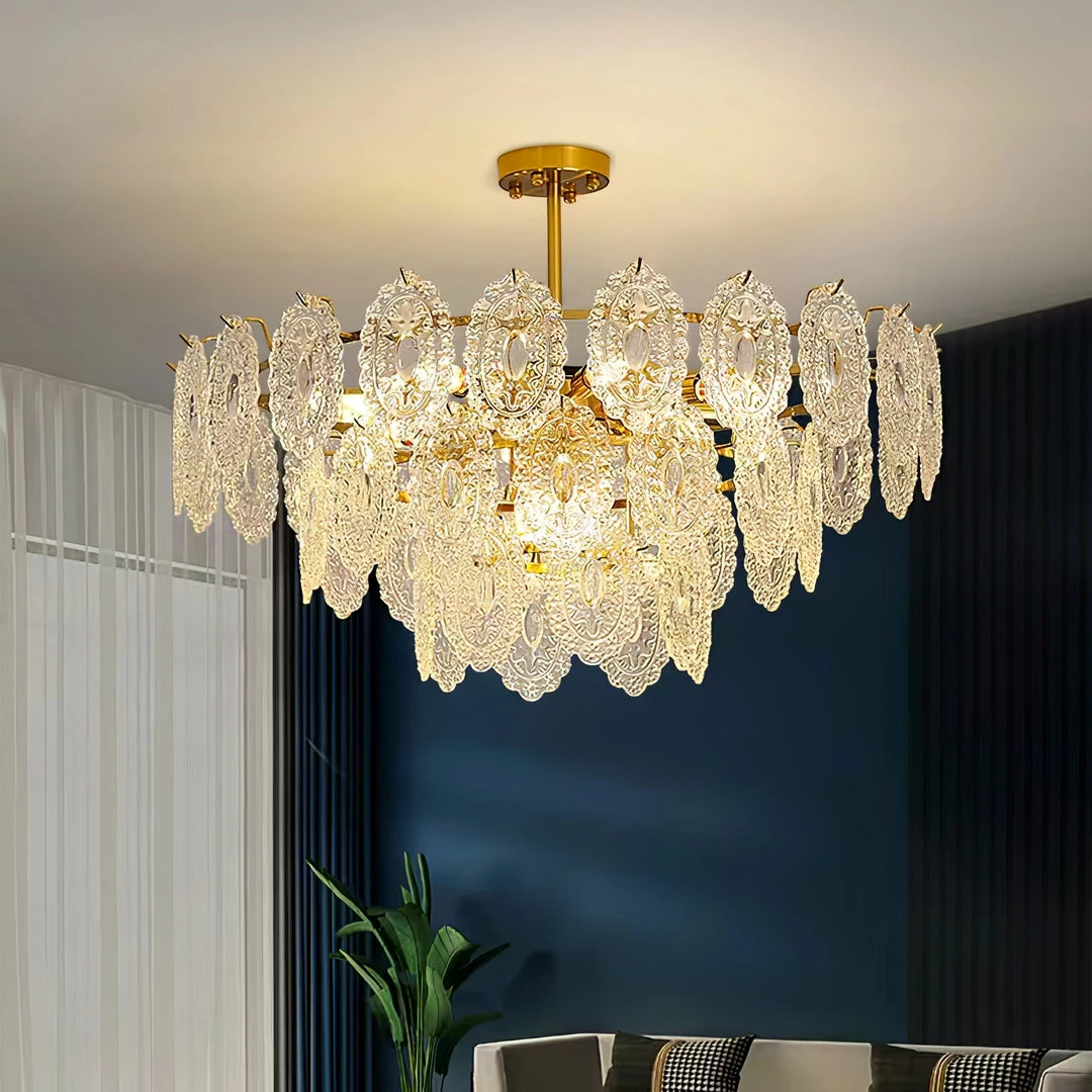 Promo โญ Vakkerlight Wave Glass Chandelier ๐ 28 Vakkerlight Wave Glass Chandelier
