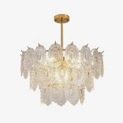 Vakkerlight Wave Glass Chandelier