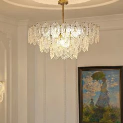 Promo โญ Vakkerlight Wave Glass Chandelier ๐ 43 Vakkerlight Wave Glass Chandelier