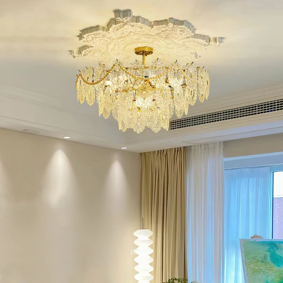 Promo โญ Vakkerlight Wave Glass Chandelier ๐ 12 Vakkerlight Wave Glass Chandelier
