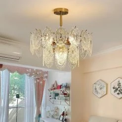 Promo โญ Vakkerlight Wave Glass Chandelier ๐ 47 Vakkerlight Wave Glass Chandelier