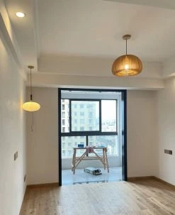 Vakkerlight Pendant Lights Wooden Pumpkin Pendant Lamp