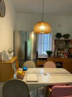 Vakkerlight Pendant Lights Wooden Pumpkin Pendant Lamp