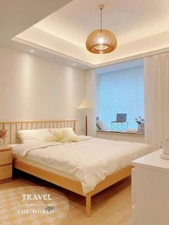 Vakkerlight Pendant Lights Wooden Pumpkin Pendant Lamp