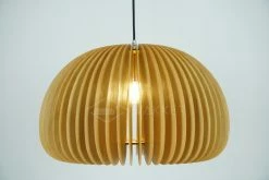 Vakkerlight Pendant Lights Wooden Pumpkin Pendant Lamp