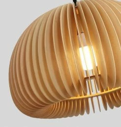 Vakkerlight Pendant Lights Wooden Pumpkin Pendant Lamp