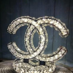 Vakkerlight Table Lamps Stainless Steel Crystal Table Lamp