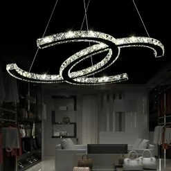 Vakkerlight Stainless Steel Crystal Chandeliers