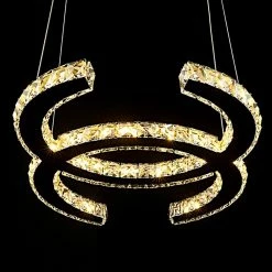 Vakkerlight Stainless Steel Crystal Chandeliers