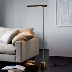 Vakkerlight Linear Wood Led Floor Lamp Floor Lamps